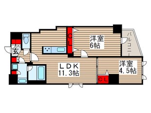 グランカーサ三ノ輪の物件間取画像